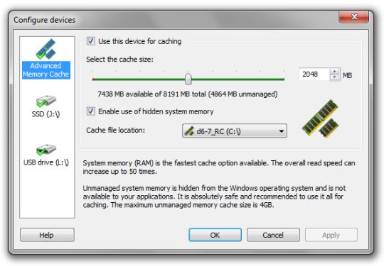 Как увеличить оперативную память с помощью USB флешки