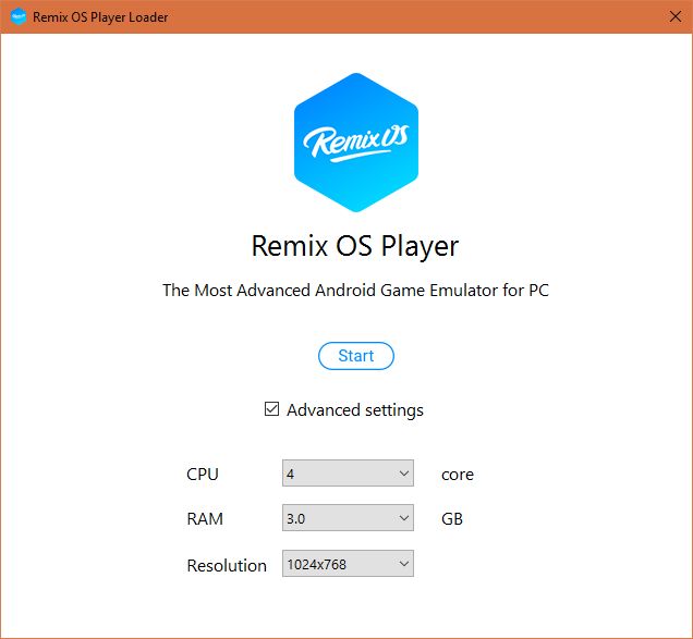 Запустить Android приложения на Windows через Remix OS Player